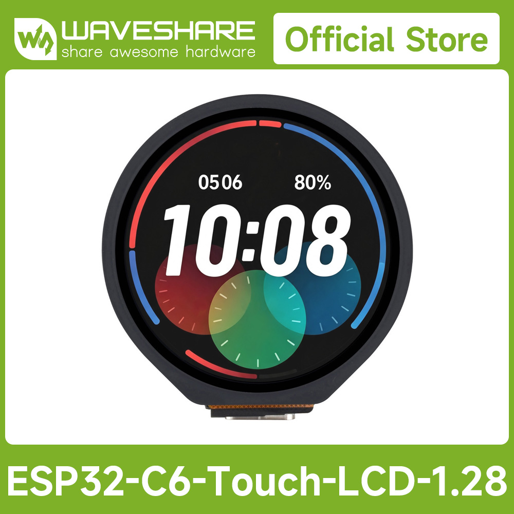 Waveshare Esp32 - Плата разработки ESP32-C6 с сенсорным LCD-дисплеем