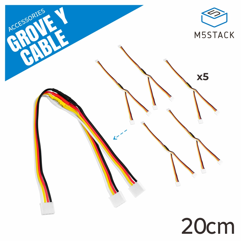M5Stack Core2 - Официальный кабель Grove Y M5Stack 20