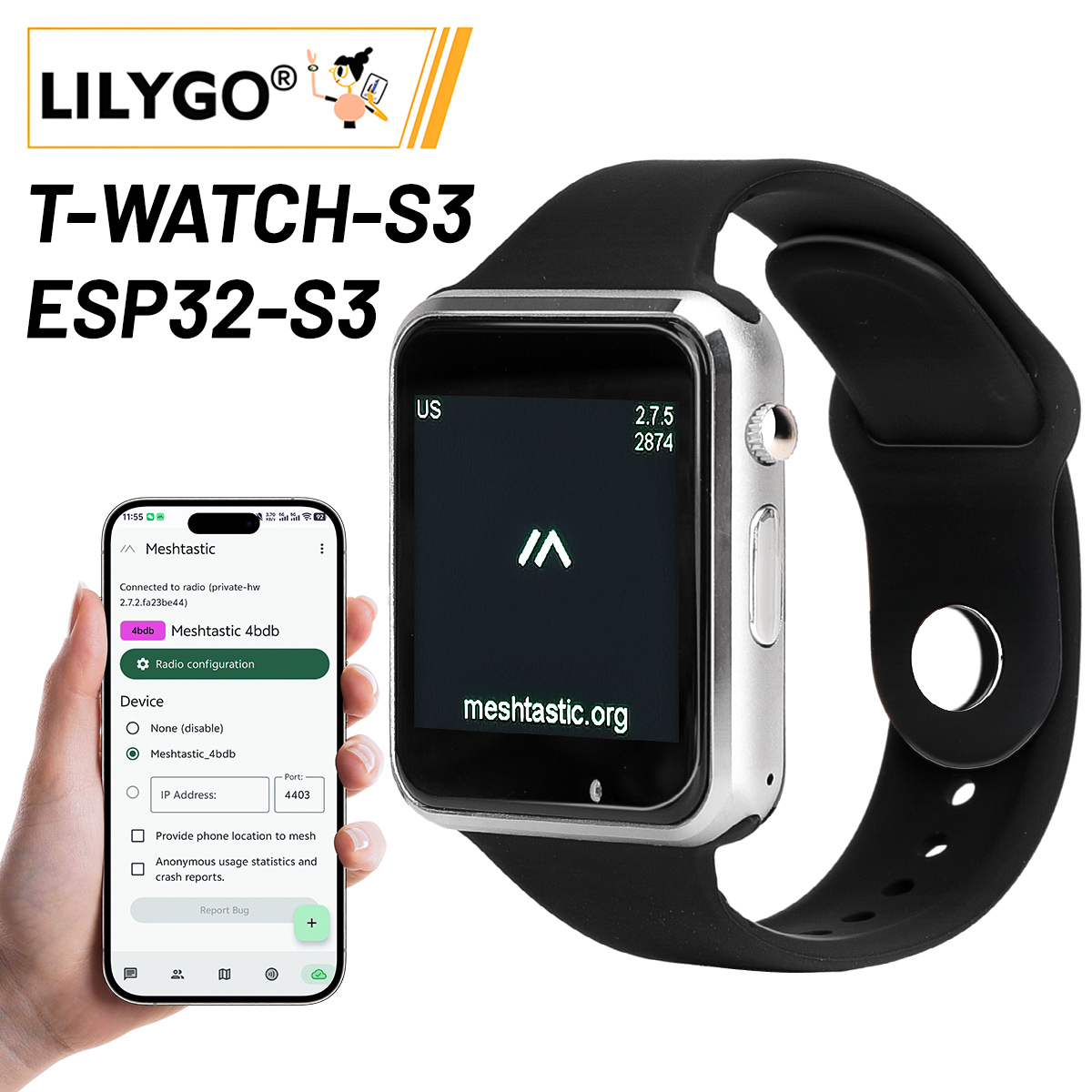 Ttgo T Watch - LILYGO T Watch S3 Lora Местурстический