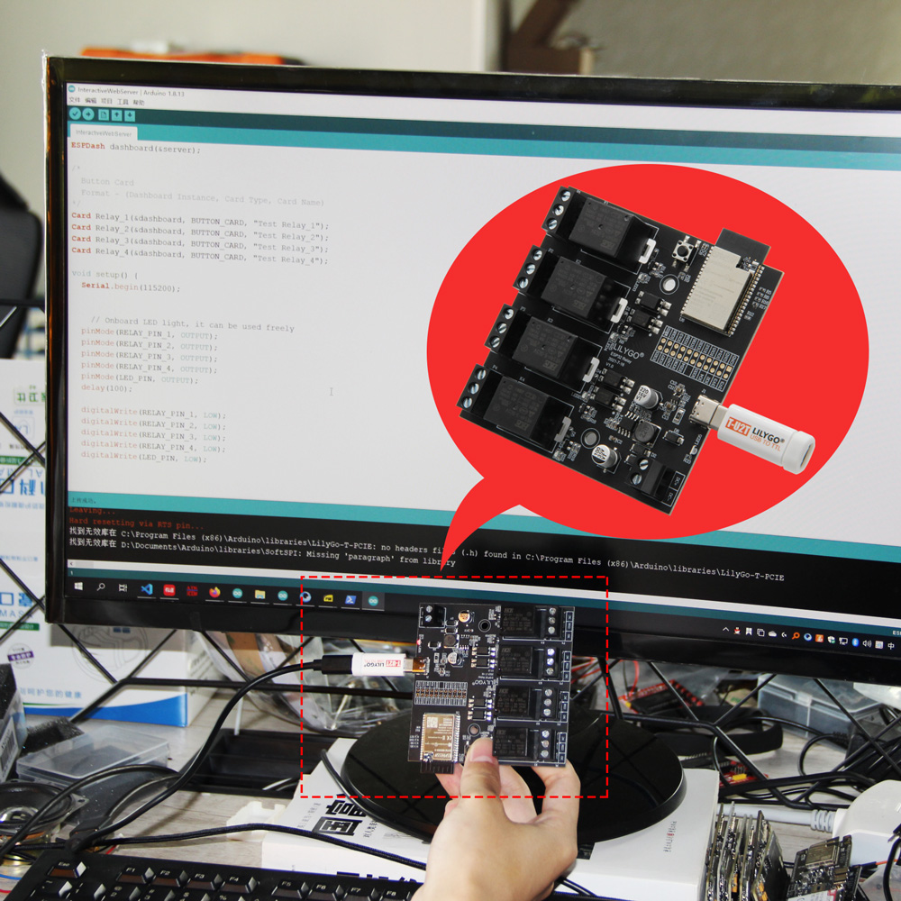 LILYGO® TTGO T-Relay ESP32 бес – обзор и цена Ttgo Tdisplay