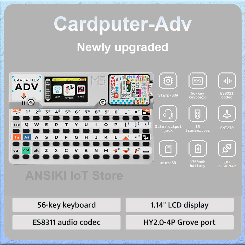 M5Stack Cardputer-Adv Программ – обзор и цена M5Stack