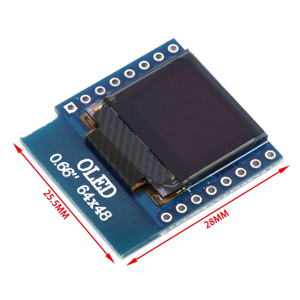 Миниатюрный OLED-экран 0,66 дю – обзор и цена Wemos D1 Mini