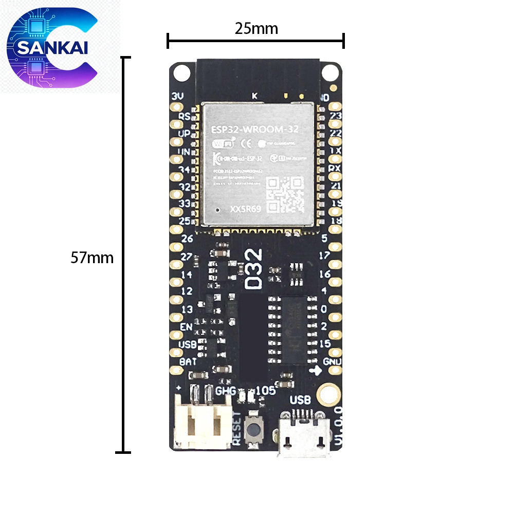 Wemos LOLIN D32 V1.0.0, плата  – обзор и цена Lolin D32