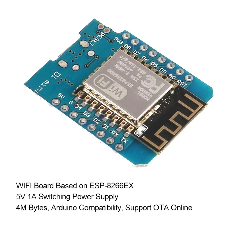 10 шт. WeMos D1 Mini Pro V3.0  – обзор и цена D1 Mini Pro